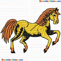 Horses 13 Embroidery Design