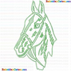 Horses 143 Embroidery Design