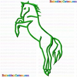 Horses 182 Embroidery Design