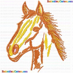 Horses 19 Embroidery Design