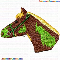 Horses 201 Embroidery Design