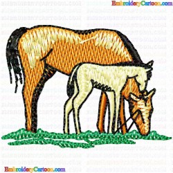 Horses 219 Embroidery Design