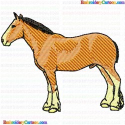 Horses 224 Embroidery Design