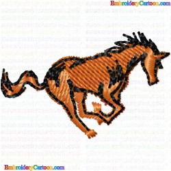 Horses 250 Embroidery Design