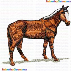 Horses 264 Embroidery Design