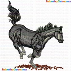 Horses 266 Embroidery Design