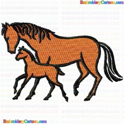 Horses 26 Embroidery Design