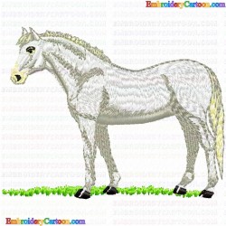 Horses 271 Embroidery Design