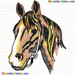 Horses 27 Embroidery Design