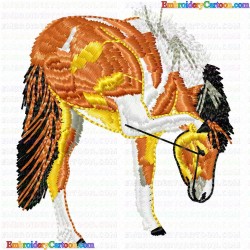 Horses 28 Embroidery Design