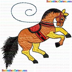 Horses 31 Embroidery Design