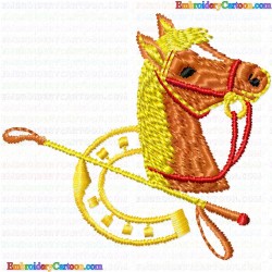 Horses 32 Embroidery Design