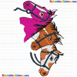 Horses 41 Embroidery Design