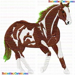 Horses 48 Embroidery Design