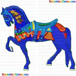 Horses 5 Embroidery Design