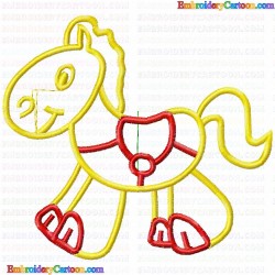 Horses 6 Embroidery Design