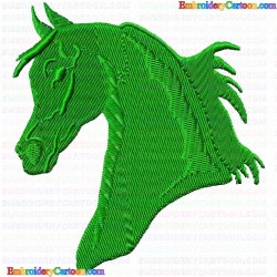 Horses 72 Embroidery Design