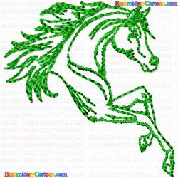 Horses 79 Embroidery Design