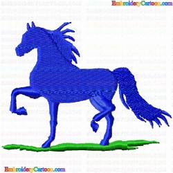 Horses 80 Embroidery Design