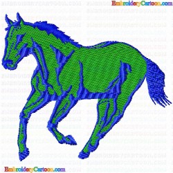 Horses 86 Embroidery Design