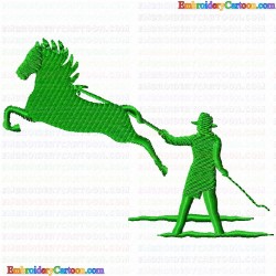 Horses 97 Embroidery Design