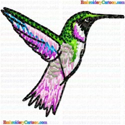 Hummingbirds 13 Embroidery Design