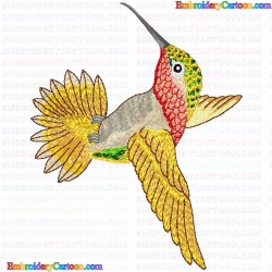 Hummingbirds 23 Embroidery Design