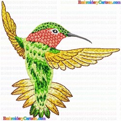 Hummingbirds 25 Embroidery Design