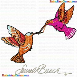 Hummingbirds 2 Embroidery Design