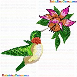 Hummingbirds 30 Embroidery Design