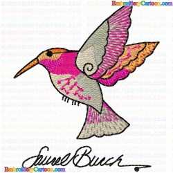 Hummingbirds 5 Embroidery Design