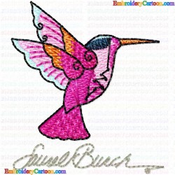 Hummingbirds 6 Embroidery Design