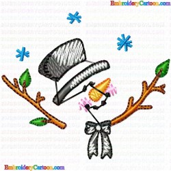 Ice Man 2 Embroidery Design