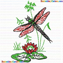 Insectes 16 Embroidery Design