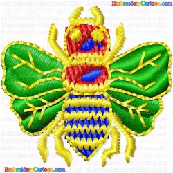 Insectes 34 Embroidery Design