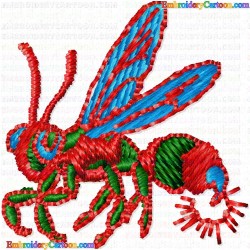 Insectes 45 Embroidery Design