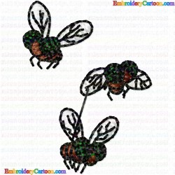 Insectes 47 Embroidery Design