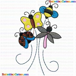 Insectes 81 Embroidery Design