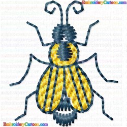 Insectes 84 Embroidery Design