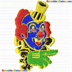 Joker Clowns 12 Embroidery Design