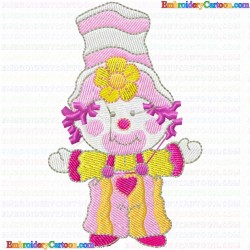 Joker Clowns 23 Embroidery Design