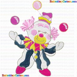 Joker Clowns 25 Embroidery Design