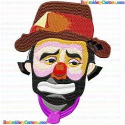 Joker Clowns 38 Embroidery Design