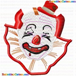 Joker Clowns 39 Embroidery Design