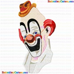 Joker Clowns 44 Embroidery Design