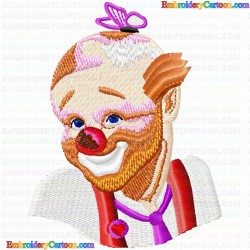 Joker Clowns 46 Embroidery Design