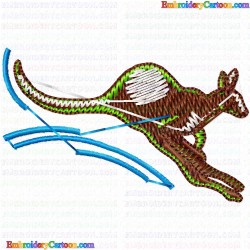 Kangaroo 14 Embroidery Design