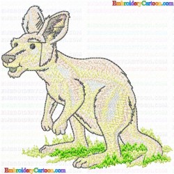 Kangaroo 23 Embroidery Design