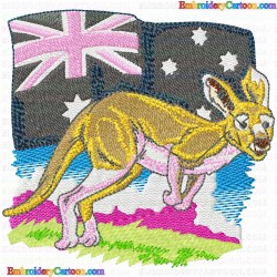 Kangaroo 26 Embroidery Design