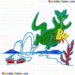 Kangaroo 2 Embroidery Design